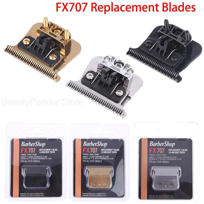 1 Set Professional Shaver Trimmer Replacement Blades For All Trimmers FX707 T-Blade 2.0mm Deep Tooth Parts Accessories