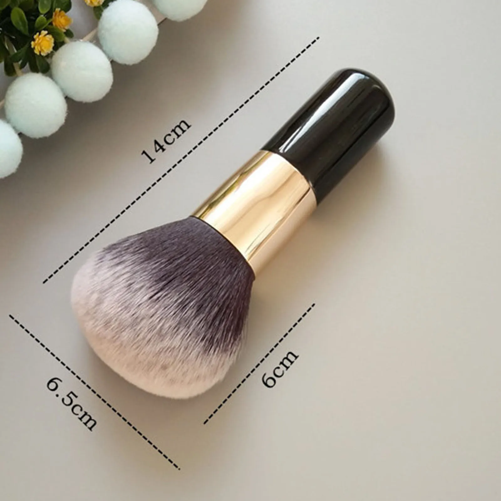 1pc pennelli per trucco di grandi dimensioni pennello per fondotinta in polvere fard per il viso cosmetici professionali di grandi dimensioni fondotinta morbido strumenti per il trucco
