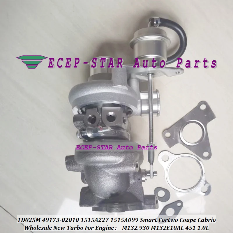 ww Turbo TD025M 49173-02010 For Smart-M CC For Smart Fortwo M 132E10AL 3B21 M132.930 M132E10AL 62KW 84HP 1.0L 999ccm 080115139