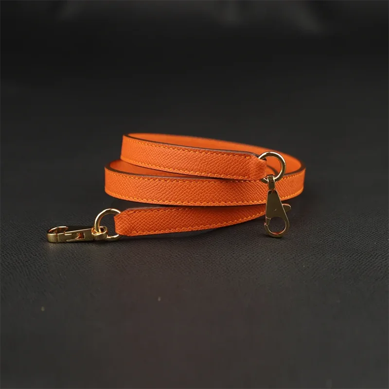 15mm kelly bag shoulder strap,Orange Epsom leather shoulder strap for kelly bag,Bag Accessories for bolide Handbag