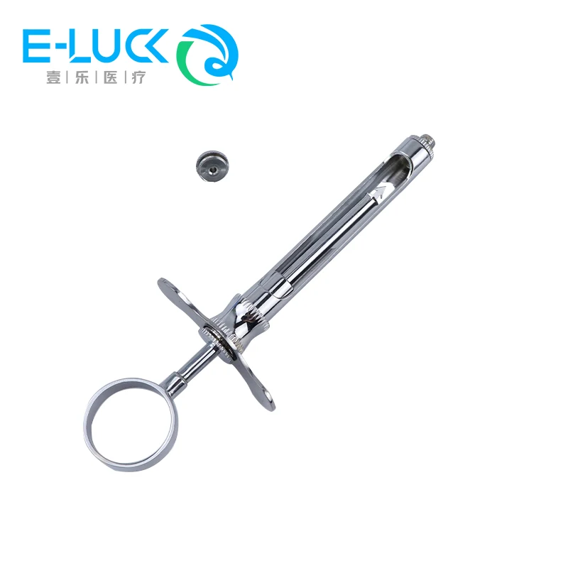 1pc Dental Syringe Aspirating Stainless Steel Dentistry Surgical Instrument Injector Tool