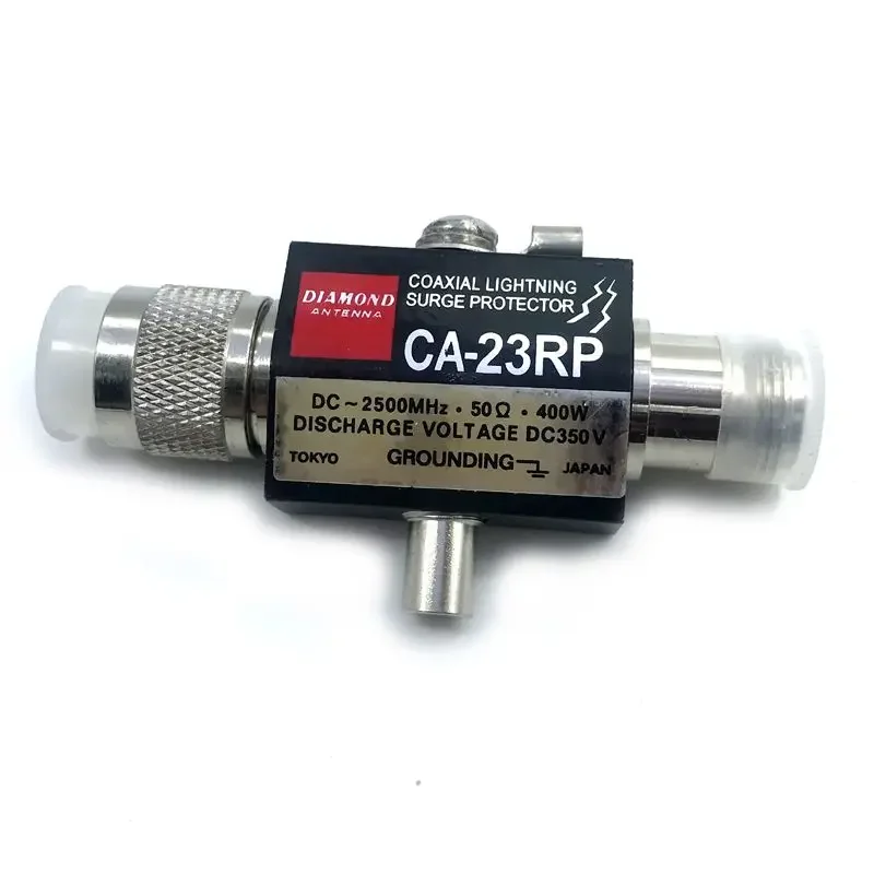 Diamond CA-23RP Lightning Arrestor N Male Plug to N Female Connector Coaxial 0-2.5GHZ 400W 50ohm DC-2500MHz Protector Arrester