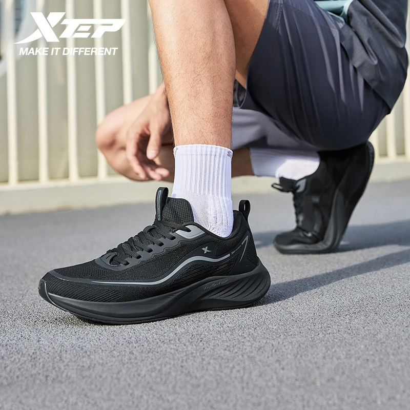 Xtep Cloud Wing ET Running Shoes For Men Lightweight Soft Breathable Shock-absorbing Support Comfortable Sneakers 875319110040 view 5