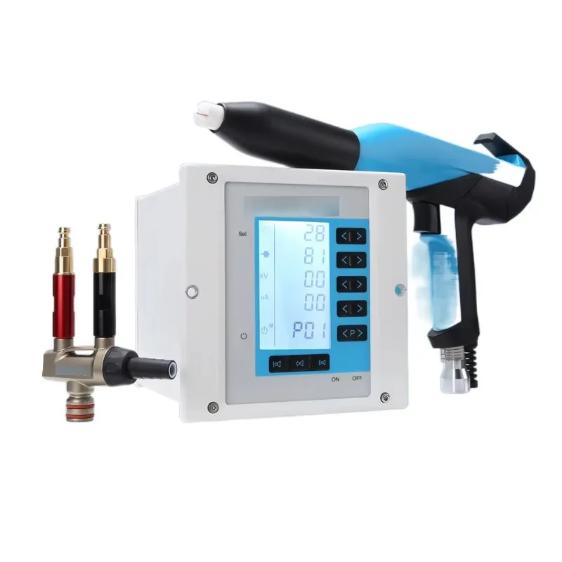

Professional Fluidized Bed Equipment - Powder Coating Electrostatic Machine with Alloy Wheel Box Feed, Spraying Gun & Vibrating