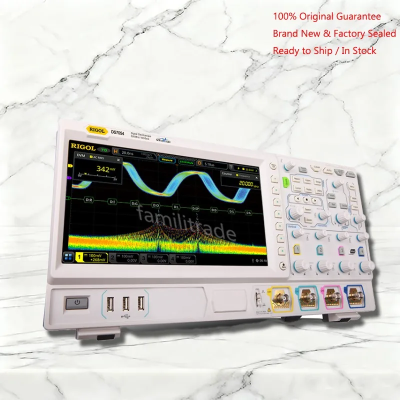 1pc New RIGOL MSO7054 DS7054 MSO7000 DS7000 Series In Stock Digital Oscilloscope 4CH 100MHz-500MHz 10GSa/s Original Box
