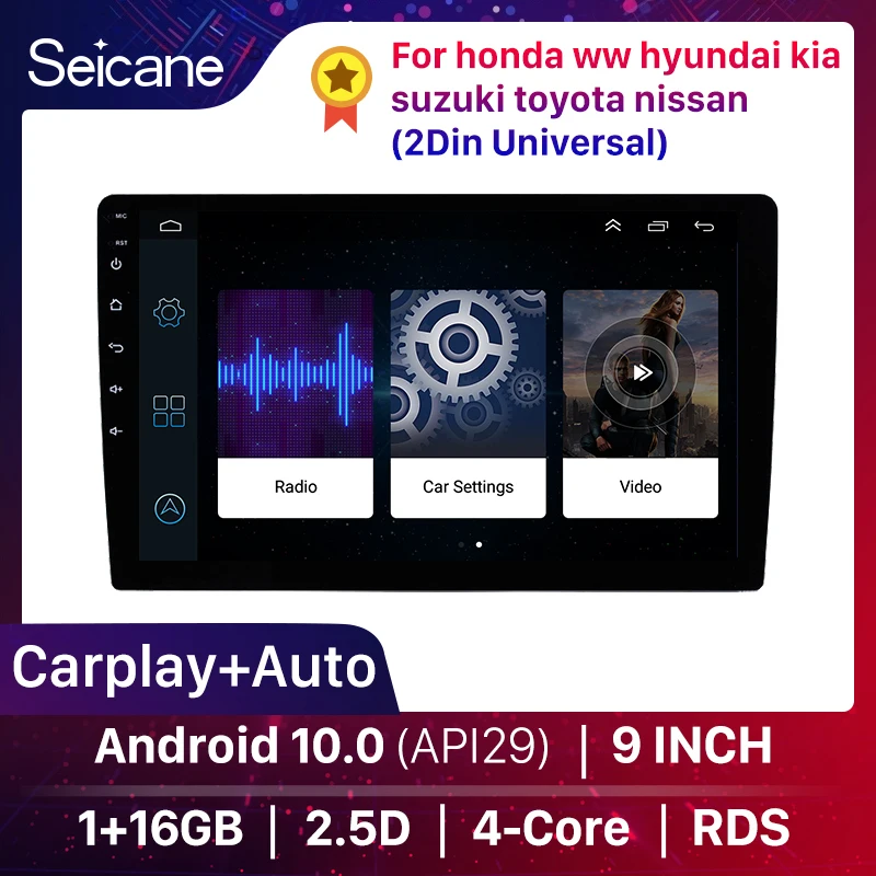 

Seicane 2.5D Universal Android 10.0 Car GPS Multimedia Navi Stereo Player For Nissan QASHQAI/X-TRAIL TOYOTA COROLLA Hyundai Kia