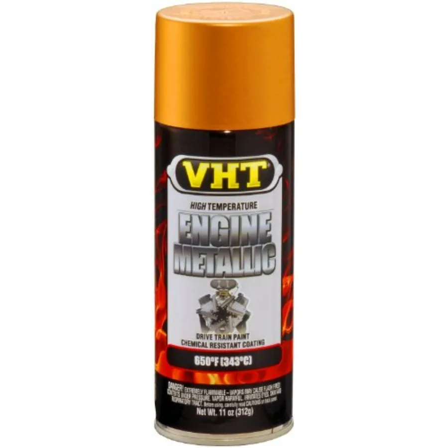

SP404-6PK Engine Metallic High Heat Spray Paint Gold Flake 11 oz Aerosol Can 6-Pack