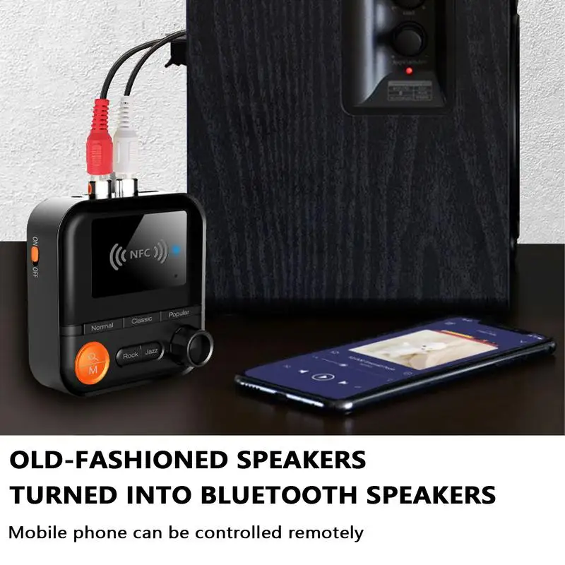 Wireless Audio Receiver Wireless Aux Adapter Receiver With 3.5mm Audio Cable Audio Signal Receiver For TV PC Powered Speaker