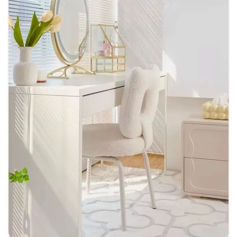 

Bedroom Dressing Stool Light Luxury Makeup Stool Modern High-end Sense Nail Stools Simple Small Household Vanity Chair Ottomans