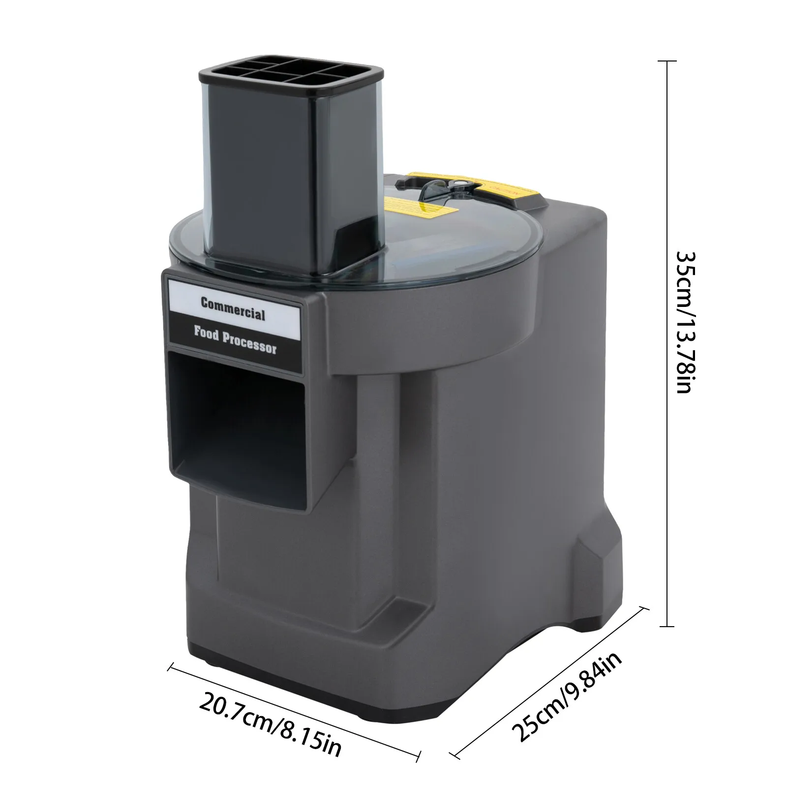 معالج الخضروات التجاري بقدرة 110 وات، مقطعة الفاكهة على سطح الطاولة، مفرمة البصل والطماطم