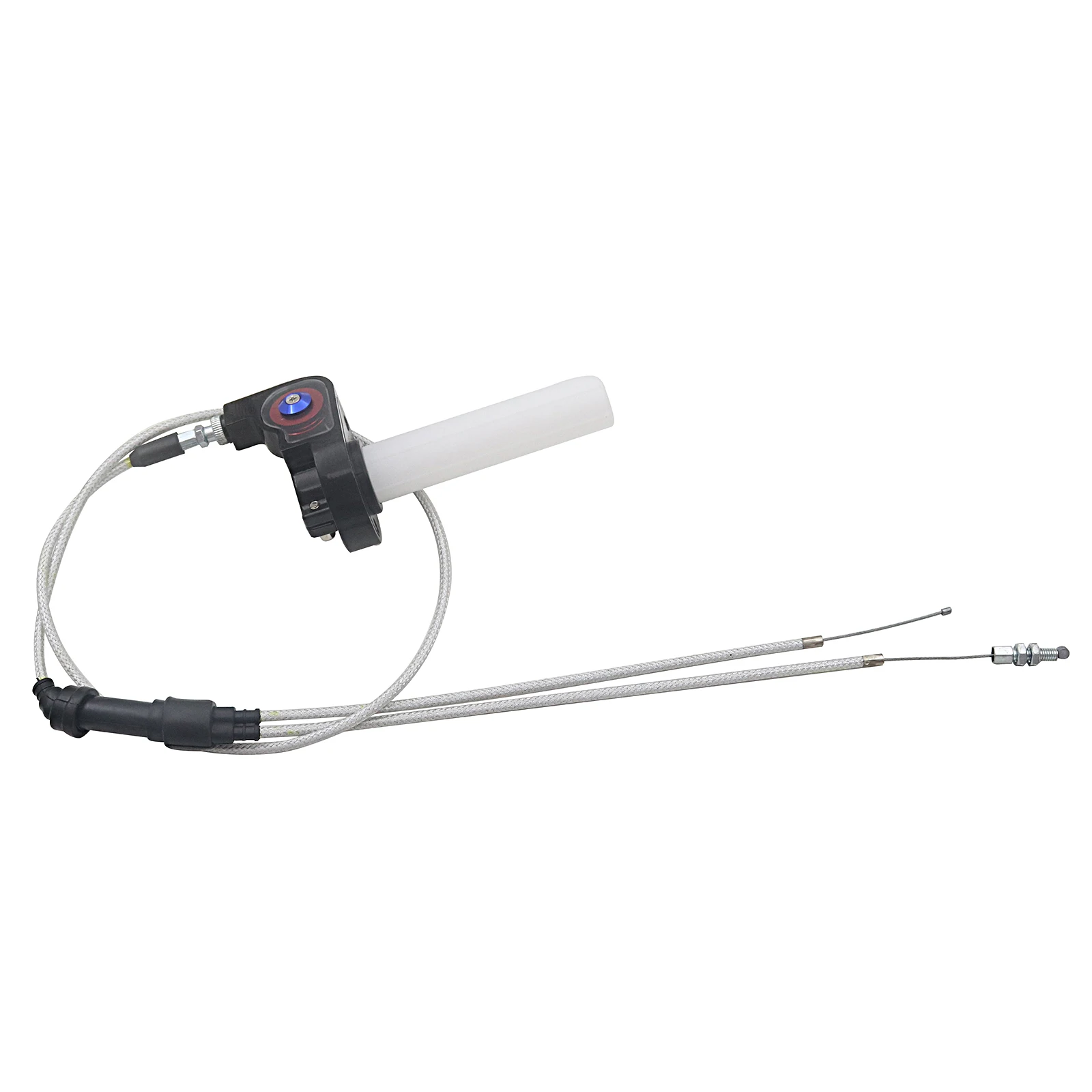 AliExpress NONE Motorcycle Dirt Bike Throttle Handle Dual Gas Throttle Cable For KEIHIN PZ30mm Carburetor Honda Suzuki Yamaha Kawasaki KTM ATV