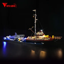 Vonado 5V LED Light 21350 Set Suitable for Jaws Building Blocks Gift (Lighting Accessories Only)