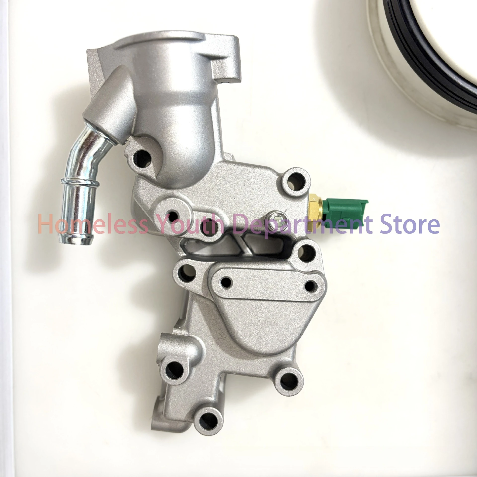 

Aluminum radiator hose with thermostat housing and sensor for Peugeot 1336.Y8 1336Y8