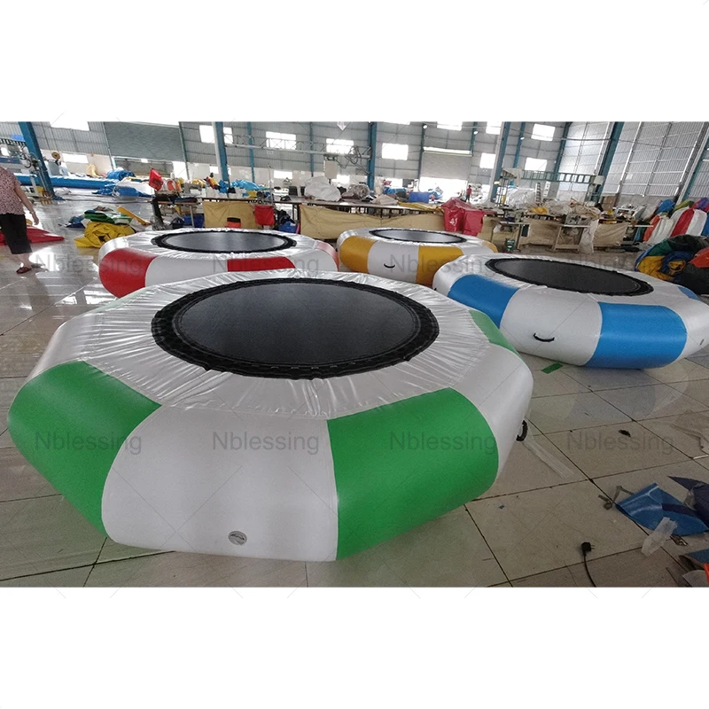 

Summer Funny Exciting Inflatable Rotating Water Toys Boat Inflatable UFO Boat for Water Entertainment