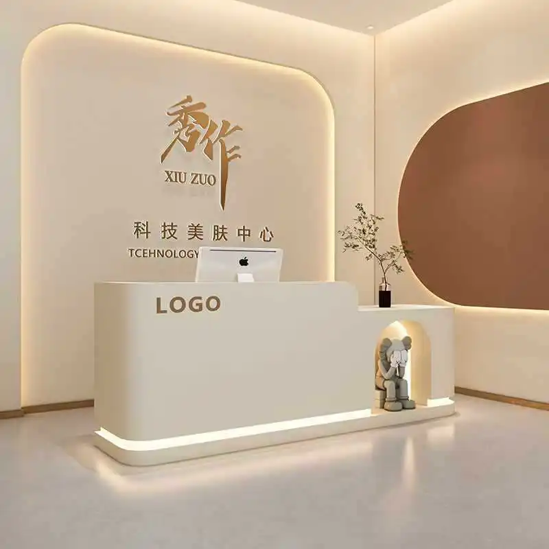 

Internet celebrity cashier, bar counter, barber shop, beauty salon, new front desk reception desk