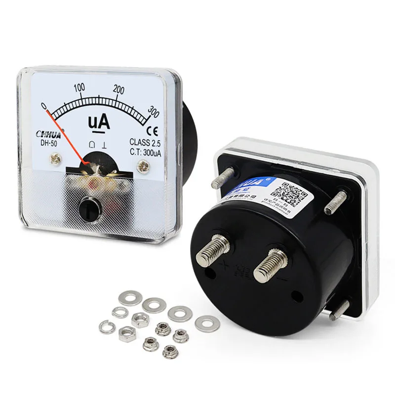 DH-50 dc ac מד microampere הנוכחי 30ua 50ua 100ua 200ua 300ua 500ua 500ua 500ua 500ua