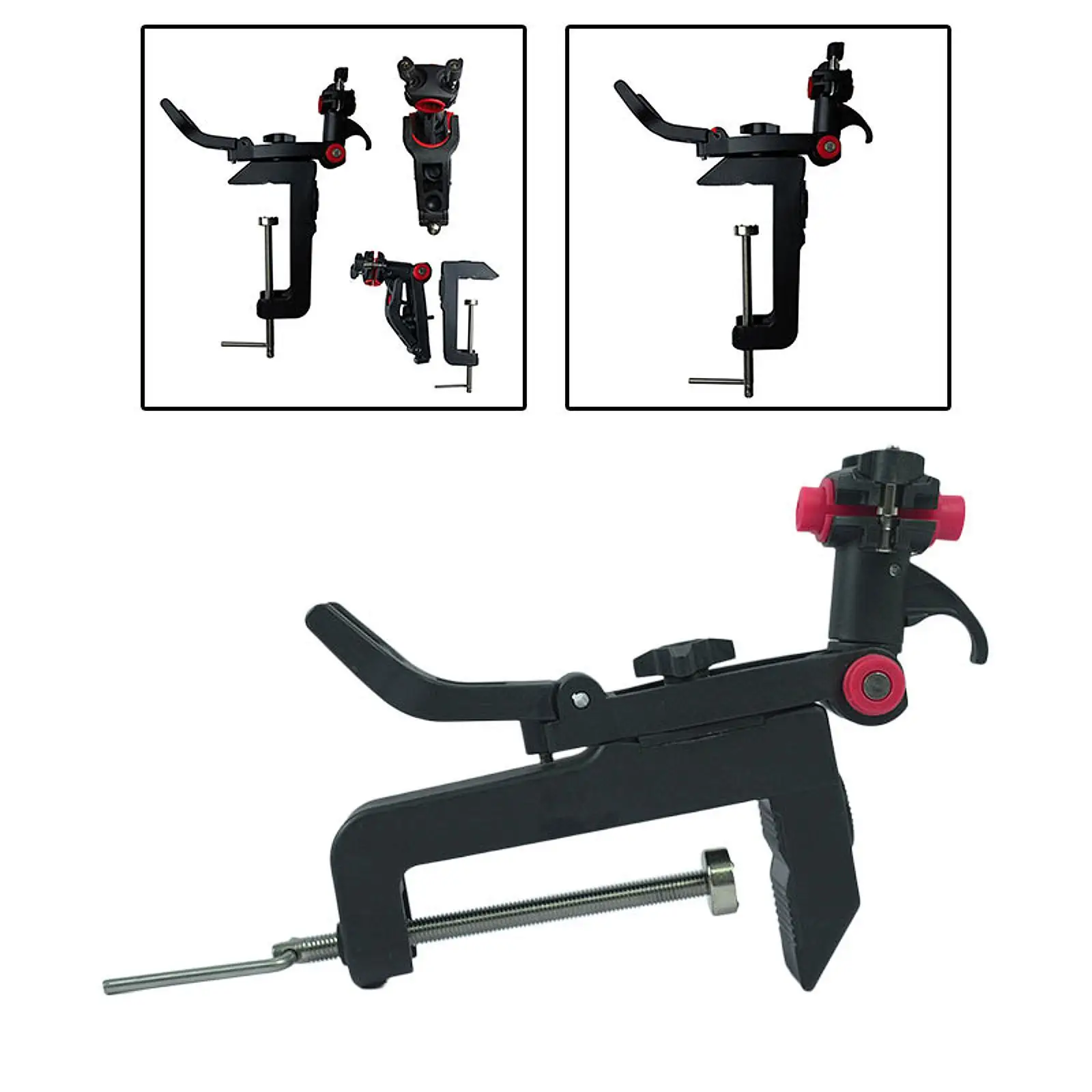 

Fishing Rod Holder Mount on Horizontal or Vertical Side Accessory Equipment