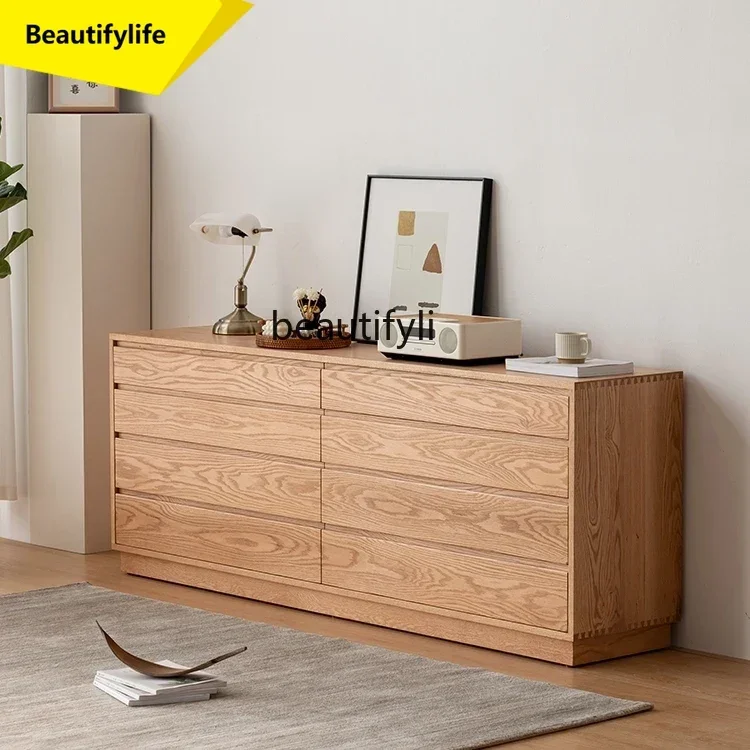 

Тумба-комод из массива черного ореха (Северная Америка), скандинавский стиль, для спальни и гостиной, с ящиками для хранения