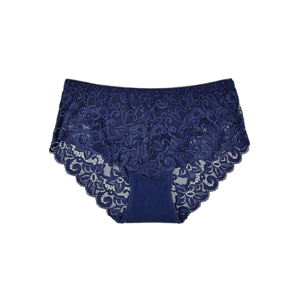 Creative Low-waist Lace Seamless Panties Hollow-out Ultra-thin Mesh Lace Briefs Lingerie Mesh Women's Underwear Summer Spring