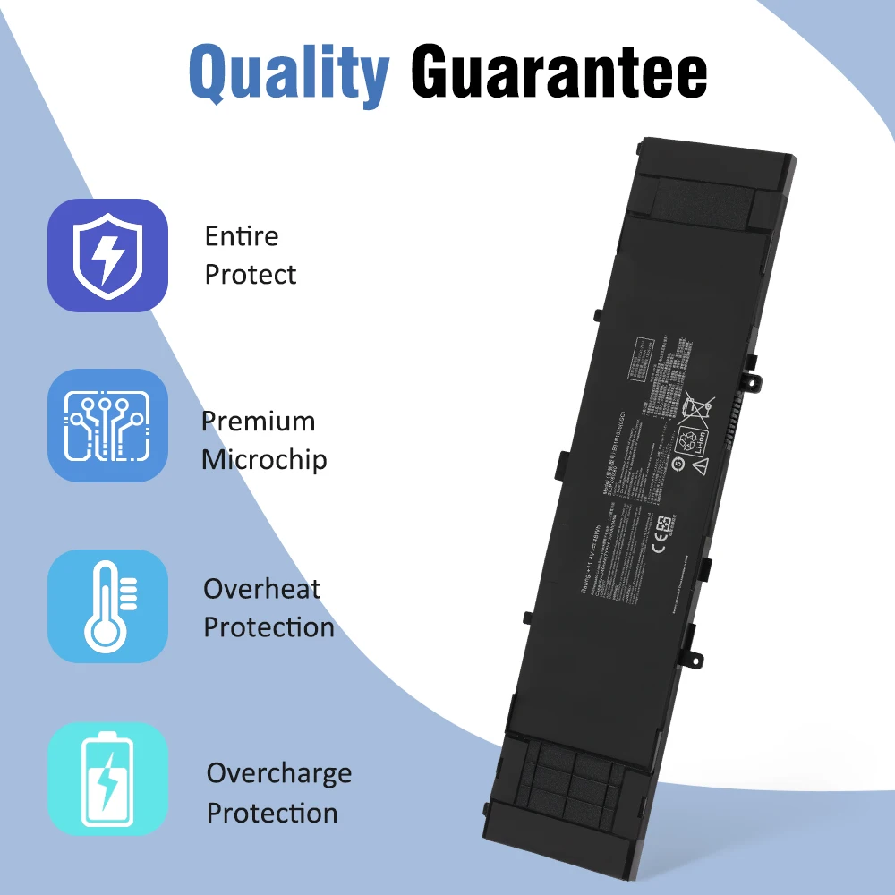 ETESBAY B31N1535 Battery For Asus Zenbook UX310UA UX310UQ UX410UA UX410UQ 11.4V 48Wh/4240mAh