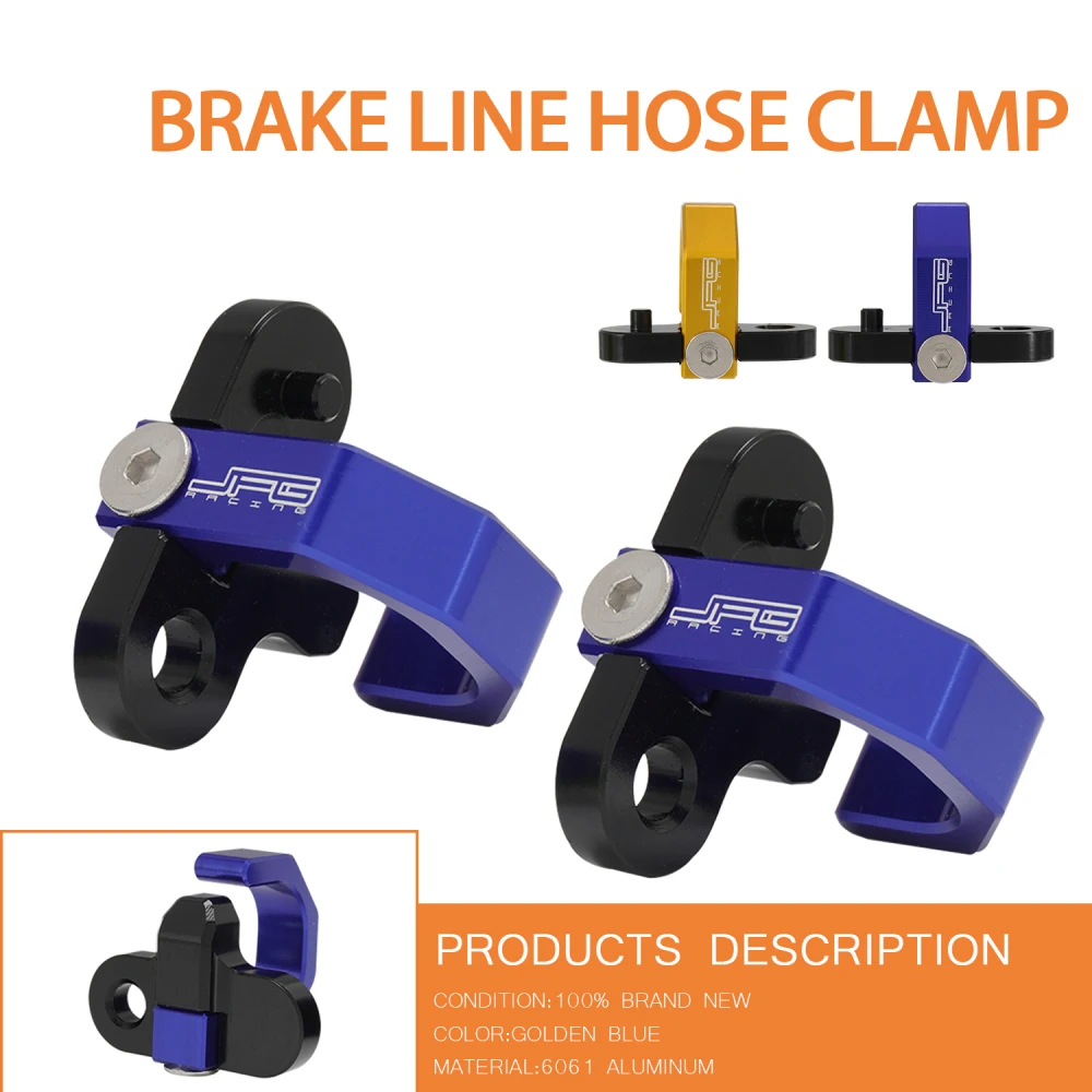 Motorcycles Accessories Front Rear Brake Hose Snap Line Hose Holder Cable Clamp For Suzuki RM125 RM250 RMZ250 RMZ450 DRZ400SM