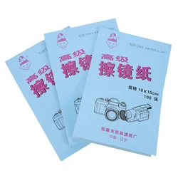 300 Sheets Lens Cleaning Paper Camera Lenses Screens for Tissue Microscope Wipe