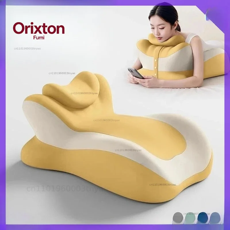 Memory Cotton Cushion Sleeping Pillow Lying on The Bed Multi-functional Pillow Sleep on The Stomach Playing Mobile Phone
