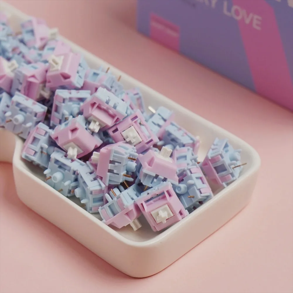 YG Studio KEYLIN Switch Hifi Stuffy Sound Switches 38g Quick Trigger Customized Mechanical Keyboard Switch Gaming Accessories.