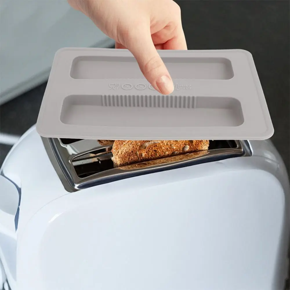 Silicone Toaster Dust Cover Soft Dustproof Breakfast Machine Cover Universal Toaster Upper Lid