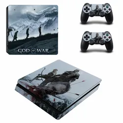 God of War-Autocollant Slim Skin pour console PS4, autocollant en vinyle, housse de protection pour contrôleur