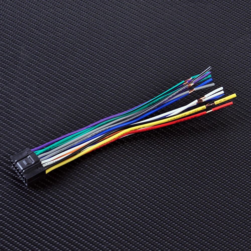 Pin Wiring Harness Connector Adapter Cable for Kenwood DNX DDX KVT KMM KDC 2017 Models Car Stereo Radio Wire