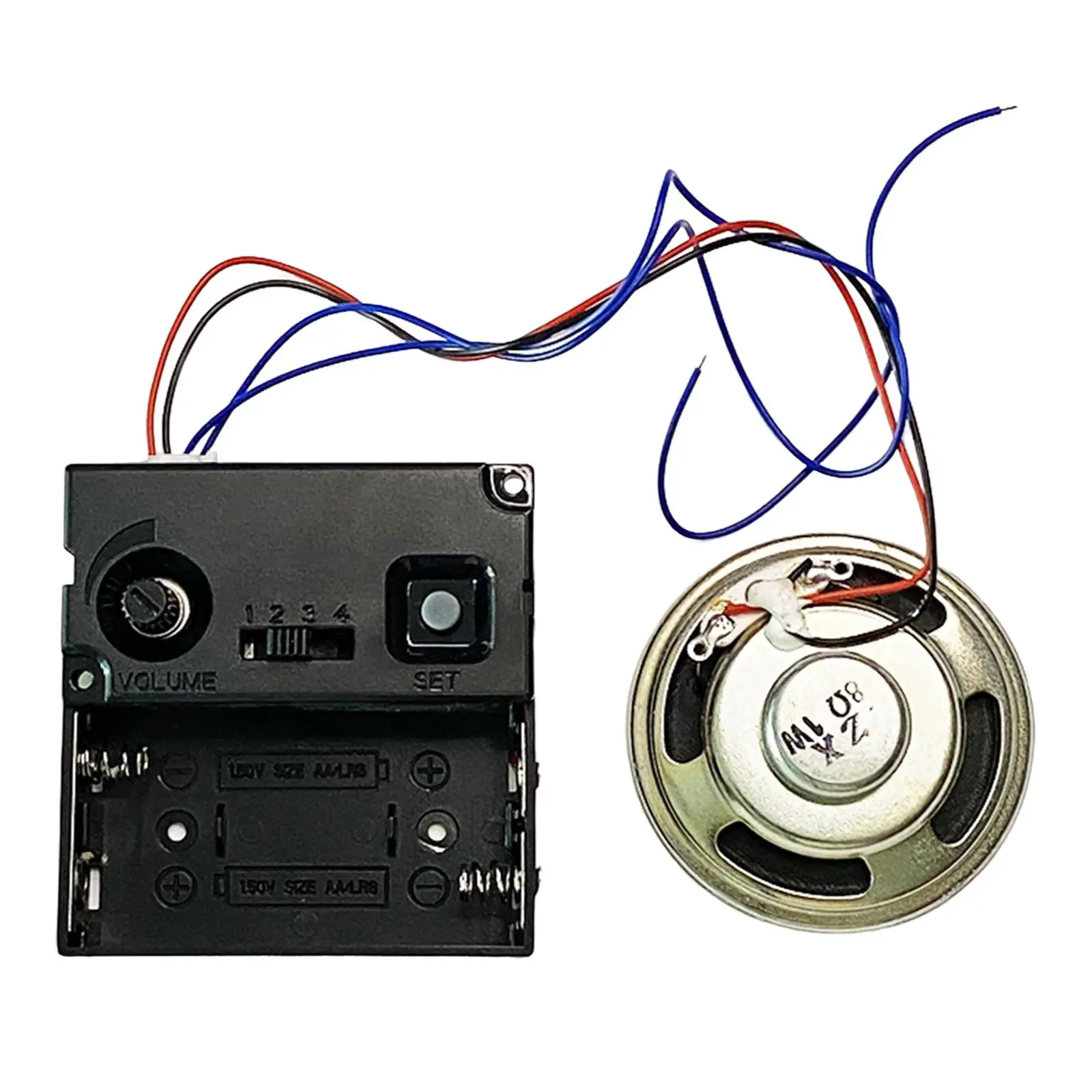 

DIY Music Chime Box with Horn Pendulum Clock Accessories Battery Operated