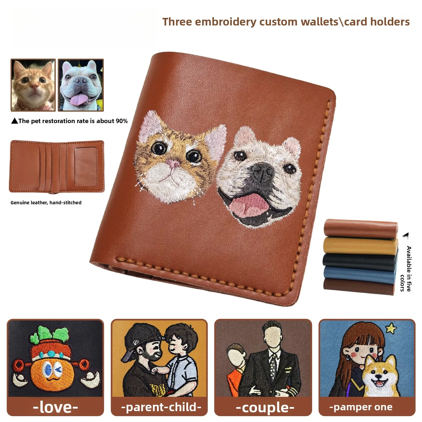 Portfel z prawdziwej skóry z w – Embroidery Wallet recenzja i cena