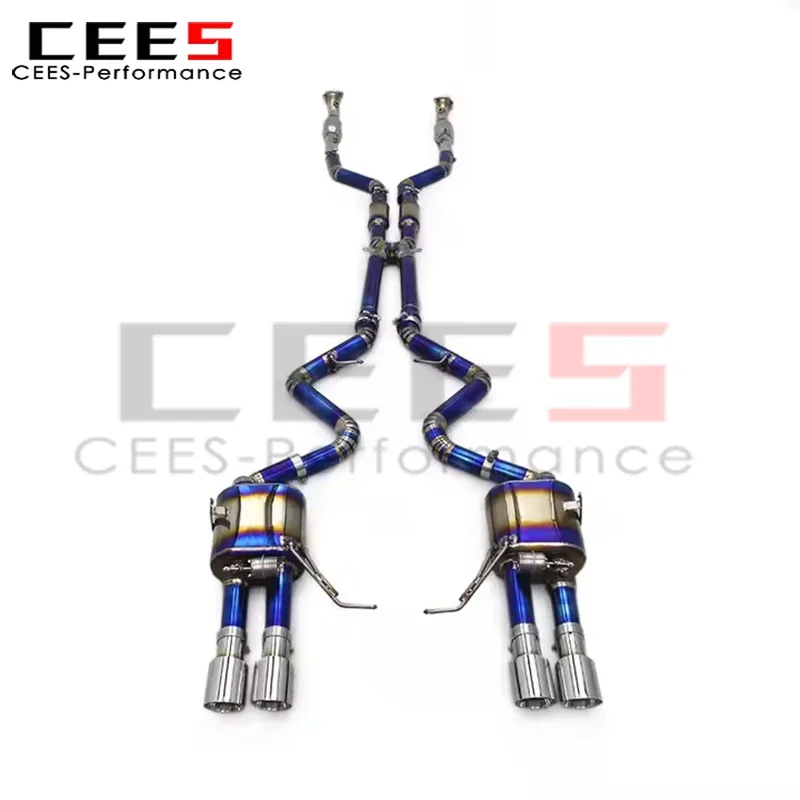 cees Performance Titanium Catback Exhaust for BMW M3 E90/E92/E93 4.0L 2007-2013 Car with Catalyst Muffler Exhaust Pipes System