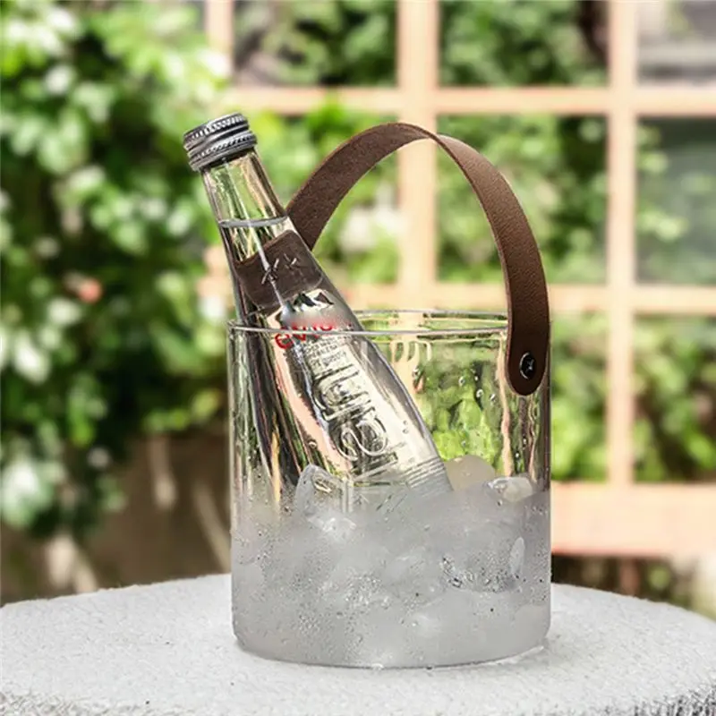[n84r]-fruteira-portatil-nordica-de-plastico-transparente-com-alca-de-couro-simples-para-gelo-vinho-e-petiscos-tamanho-s