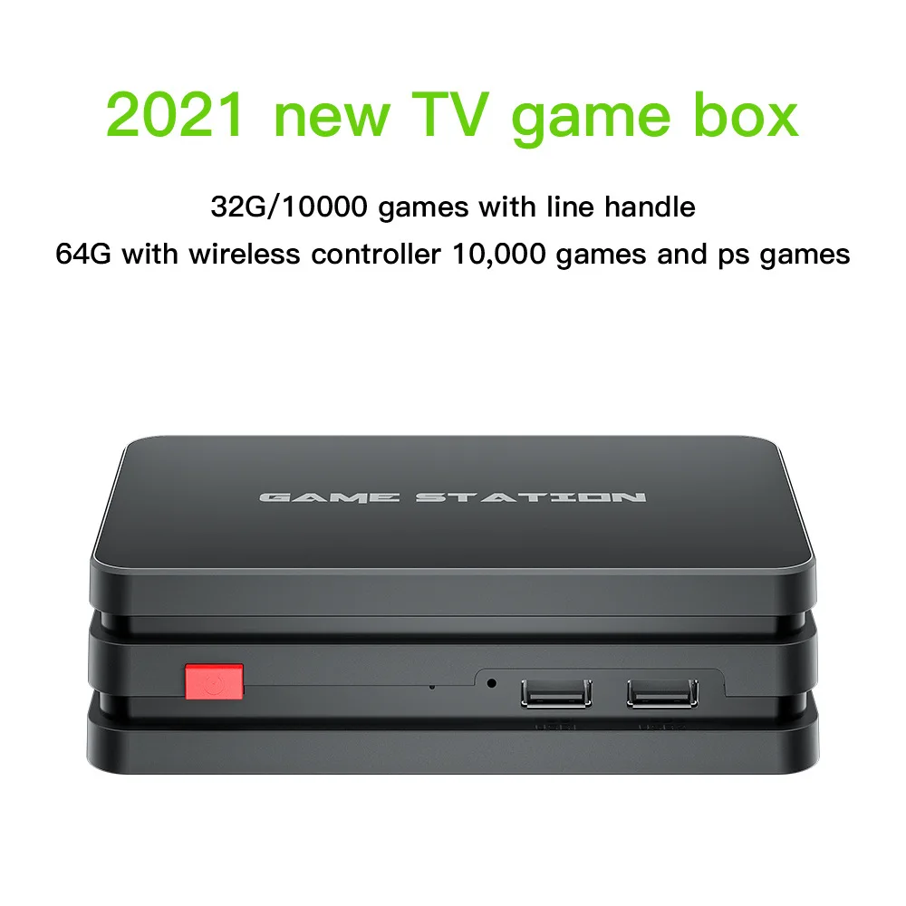 4K HD Android Tv Box Arcade Game Stations Gamepad TV 32G/64G Retro Video Game Console 10000 Games for PS1/SFC/GBA/FC (32GB) #5