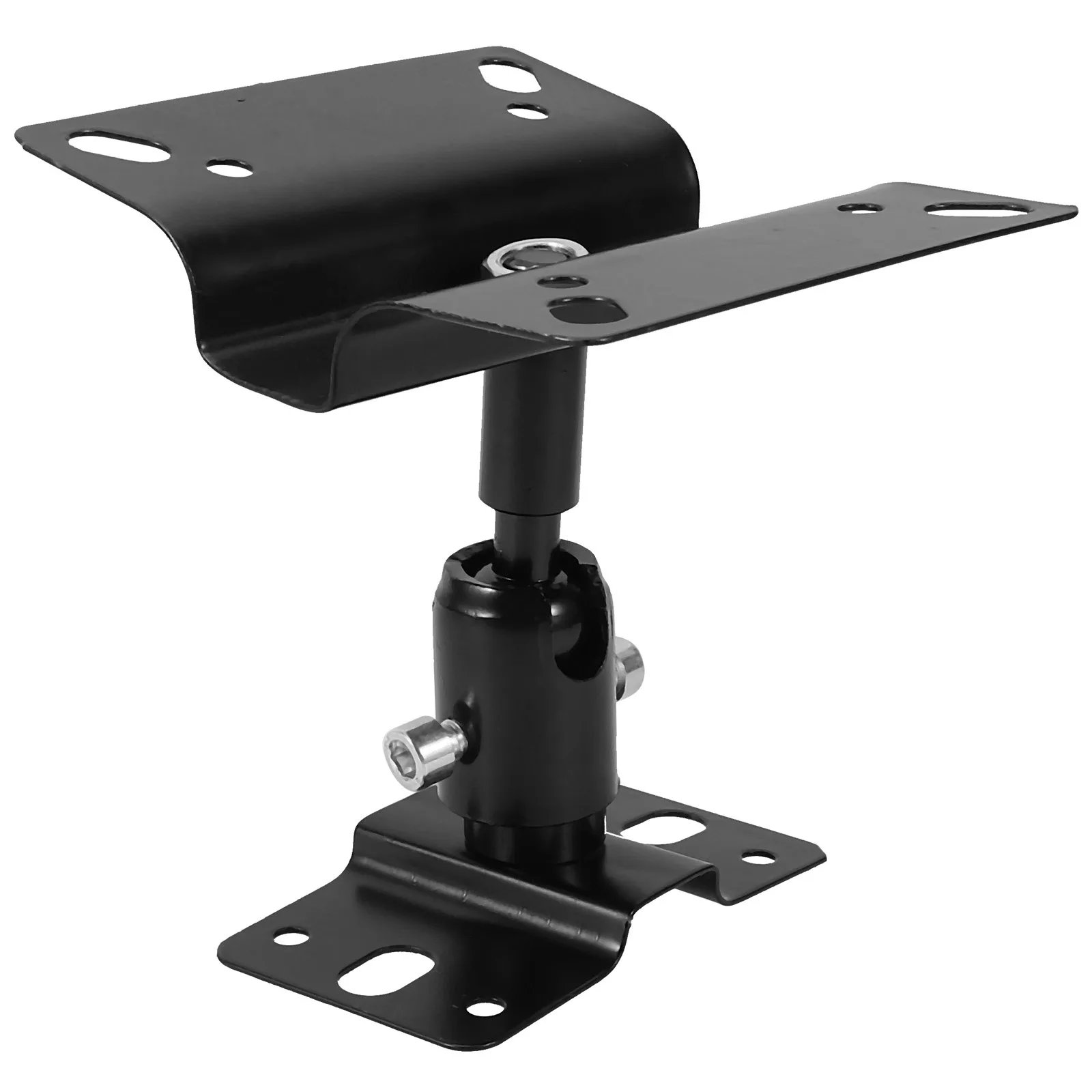 

Speaker Wall Mount Rack Universal Bracket for Satellite Speakers Sturdy Reliable Adjustable Angle Speaker Shelf Black Zinc Alloy