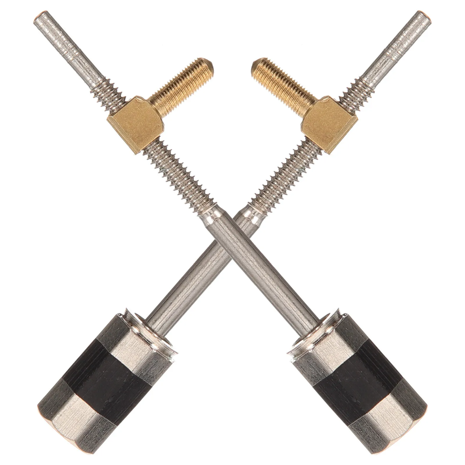 

2pcs Violin Bow Frog Screw Metal Smooth Wear-Resistant Replacement For Student Practice Repairing Durable String Instrument