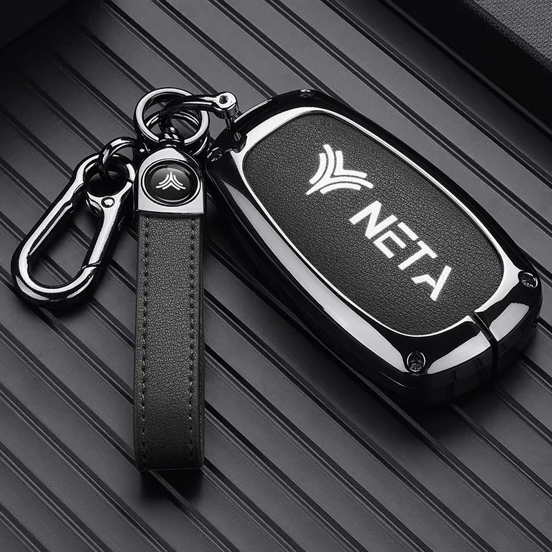 

TPU Car Remote Key Case Fob Cover Protector Holder Shell For NETA V Nezha U Nezha NO1 NETA V Auto Keyless Keychain Accessories