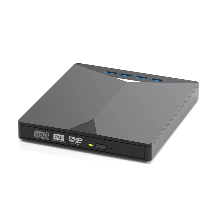 

Multifunctional External Optical Drive DVD Burner 7-in-1 USB30 Type-C for Laptop with DVD 8X/CD 24X Speed