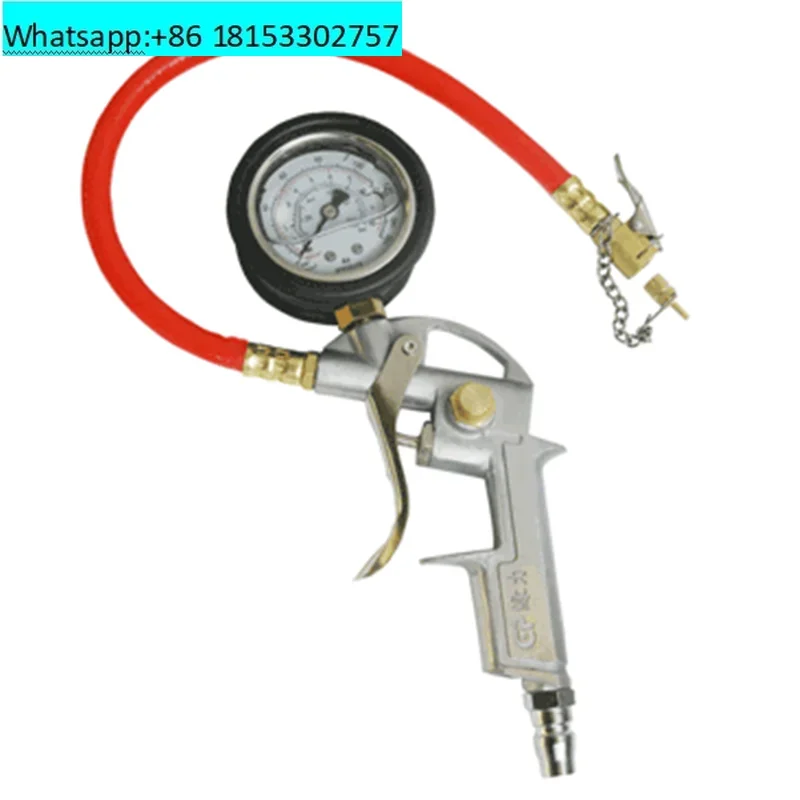 Tire Pressure Gun Barometer, Air Meter Tire Pressure Gun, High Precision Inflatable Gun