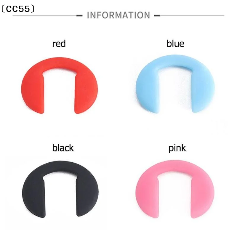 5 Pcs Colorful U Shaped Silicone Conjoined Children's Eyeglass Soft Nose Pads For Glasses Anti-Slip Insert Nose Pad〔CC55〕