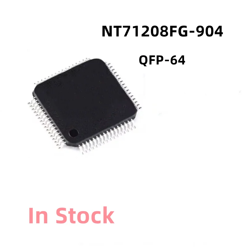 2PCS/LOT NT71208FG-904 NT71208FG QFP-64 LCD chip In Stock