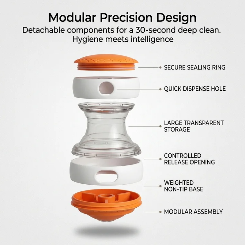 Dog Puzzle Feeder,dog accessories,Interactive Toy Durable ABS Promote intellectual development,for dogs Boredom Easy Clean Toy ﻿