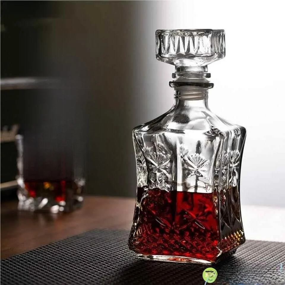 

Бутылка для виски из стекла, большой контейнер, дозатор для вина, для хранения фруктового вина, Blue Valley Fly Blue ape Valley