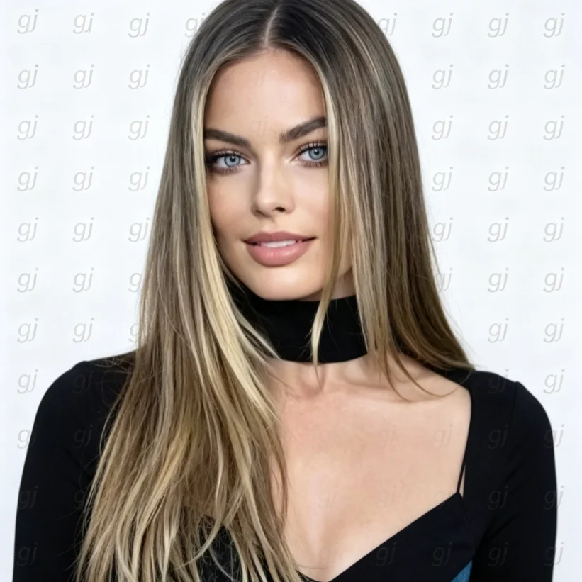 Glueless Long 26inch Highligh Blond Straight 5x5 Silk Base Jewish Human Hair Wig With Baby Hair HD Lace European Hair Preplucked