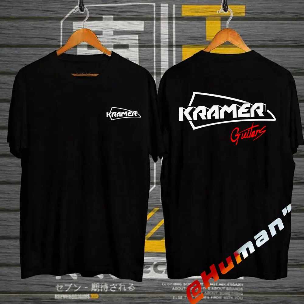 New Kramer Guitars Percussion Logo 2 Side Mens T-Shirt Size S-2XL Free Shiping