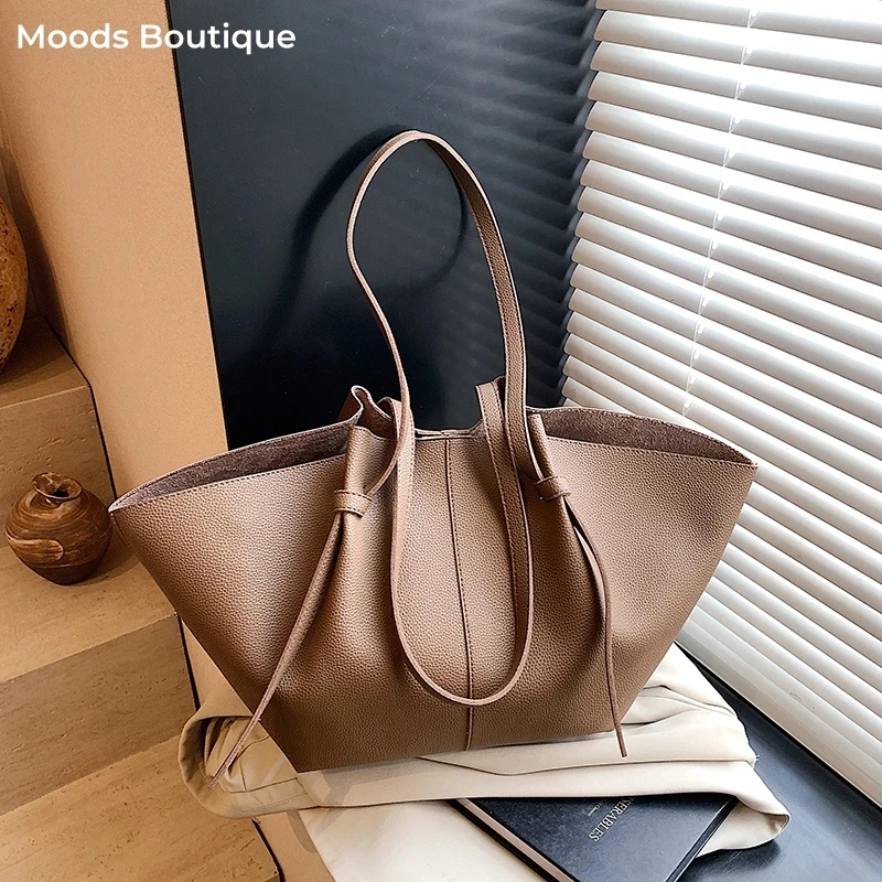 

Luxury brand bag, imitation brands, large designer shoulders for women, 2-in-1 large-capacity made of soft PU leather