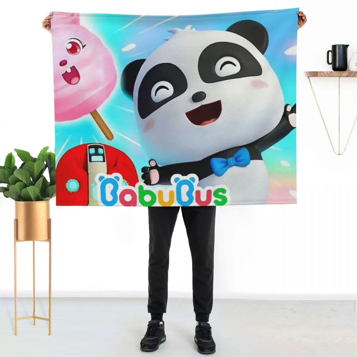 

Fourbus New BabyBus Baby Bus for kids 2020 Throw Blanket Luxurious Soft Blanket Holiday Gift for Family