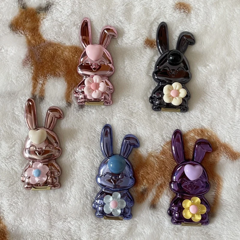 

Cartoon Soft Cute Flower Rabbit Candy Love Heart Korean INS For Folding Griptok Stand Mobile Phone Holder Bracket